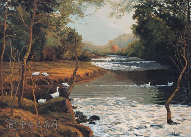 傅永达 风景 布面 油画