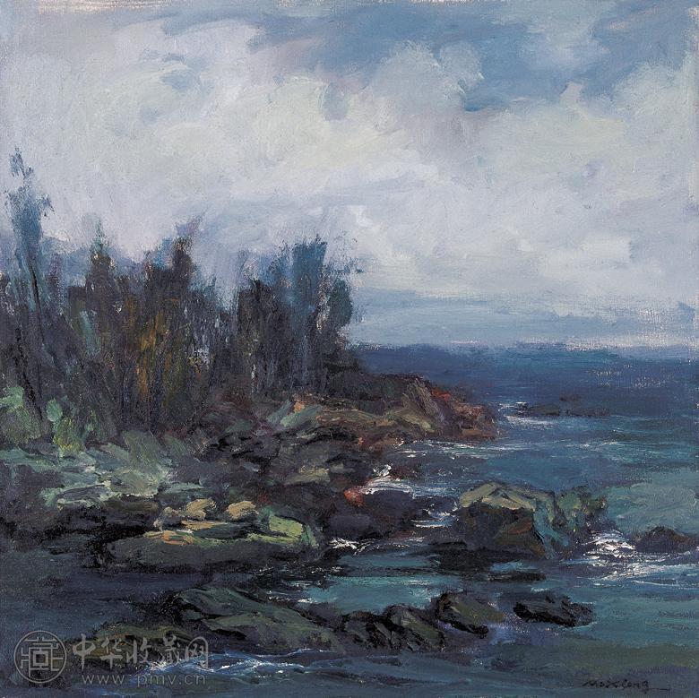 莫雄 2006年作 海滩 布面 油画