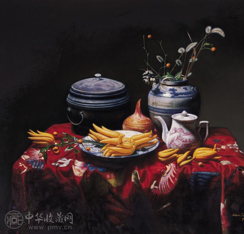 陈子达 古韵系列之一 布面油画