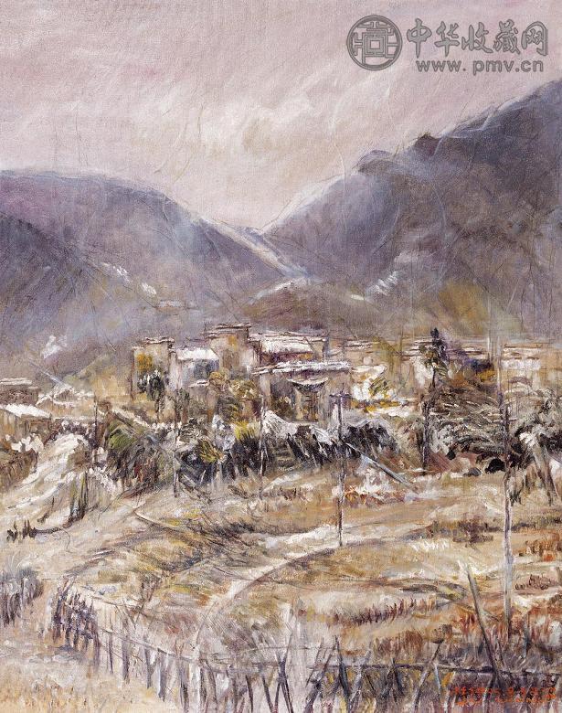 杜仲 风景 布面油画