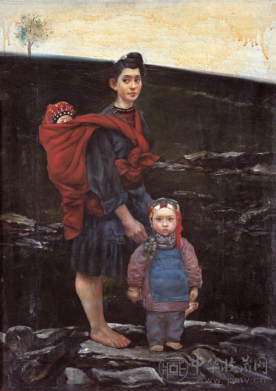 程丛林 回家路上 布面 油画