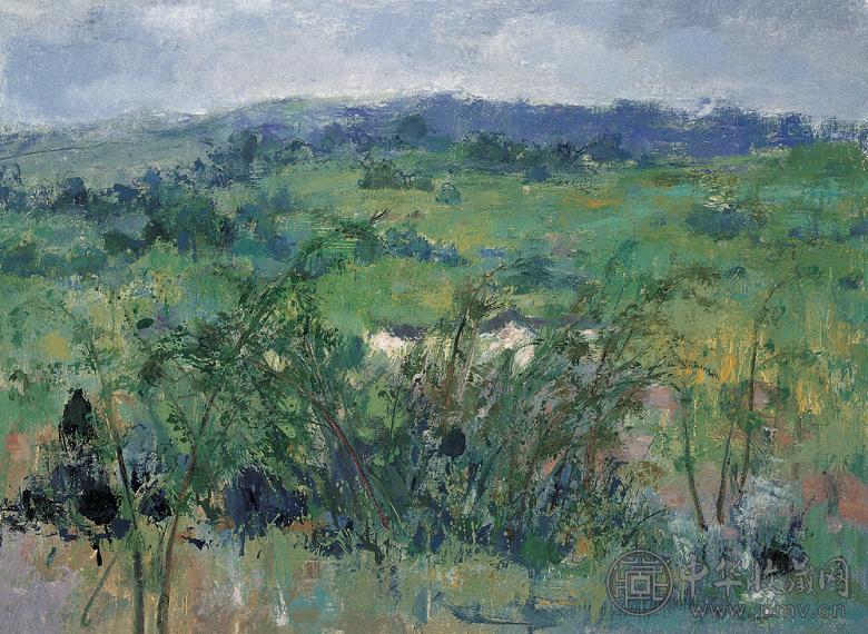 庄重 2006年作 老屋 布面 油画