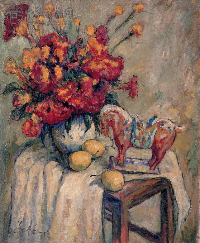 胡善余 静物 布面 油画