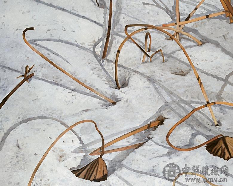 刘丽萍 暖荷 布面 油画