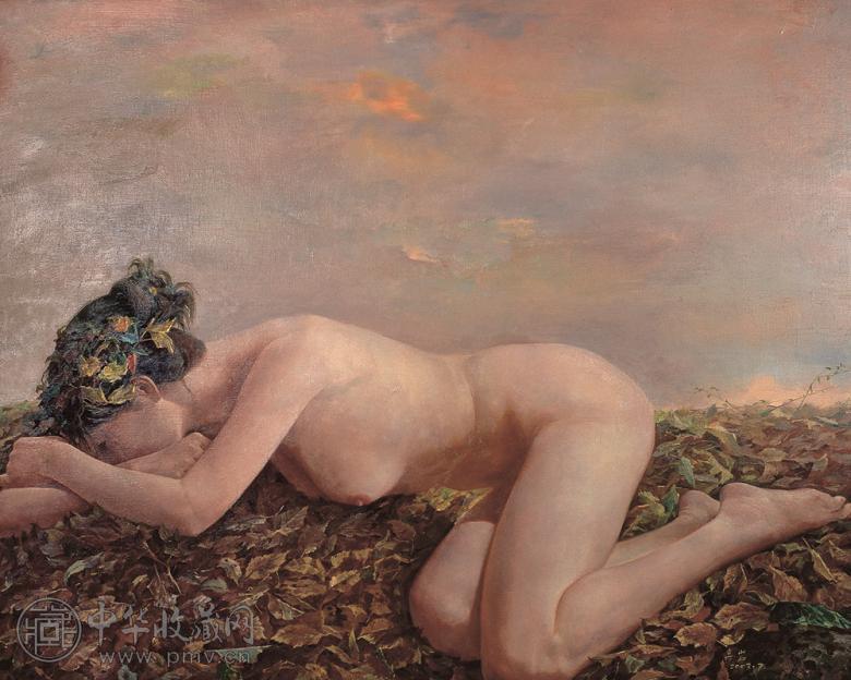 高岩 2003年作 白露 油画布