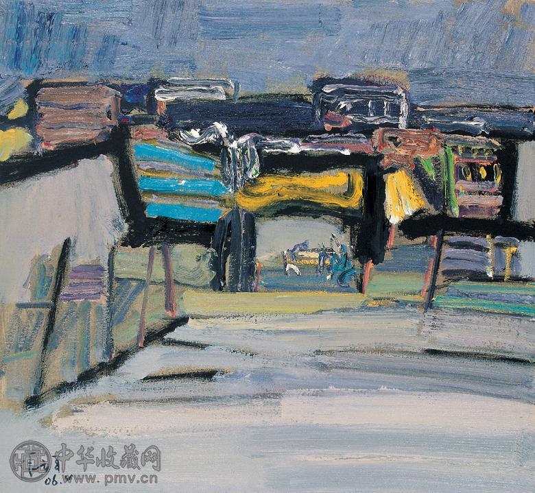 张立平 2006年作 城外 布面 油画