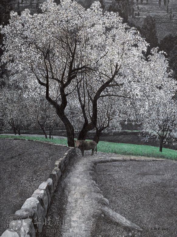 王龙生 三月 布面 油画