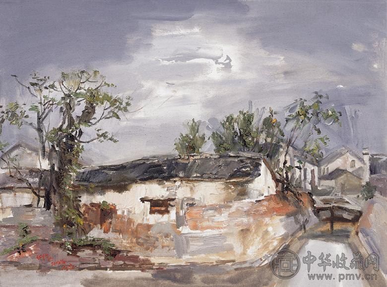 章仁缘 风景 布面油画