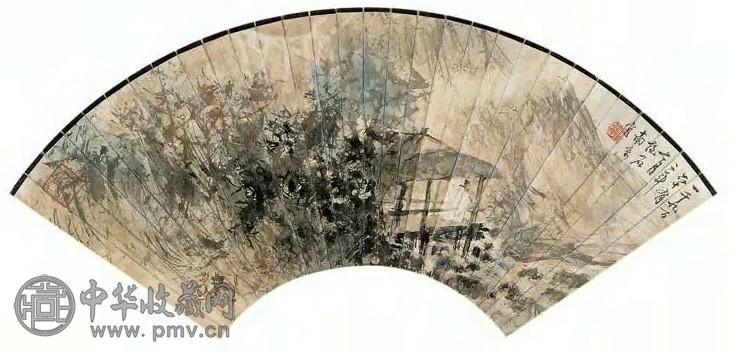 傅抱石 高士图 镜心 设色纸本