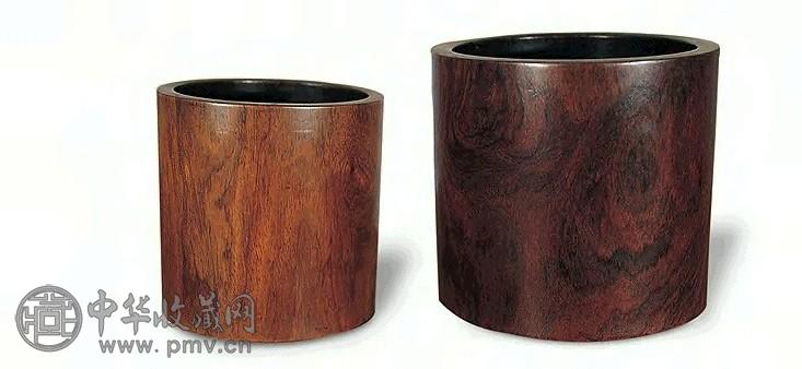 清初 黄花梨笔筒(2件)