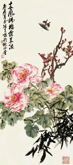 龚继先 2000年作 春风露华 镜心 设色纸本