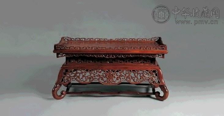 清 黄杨木佛龛座