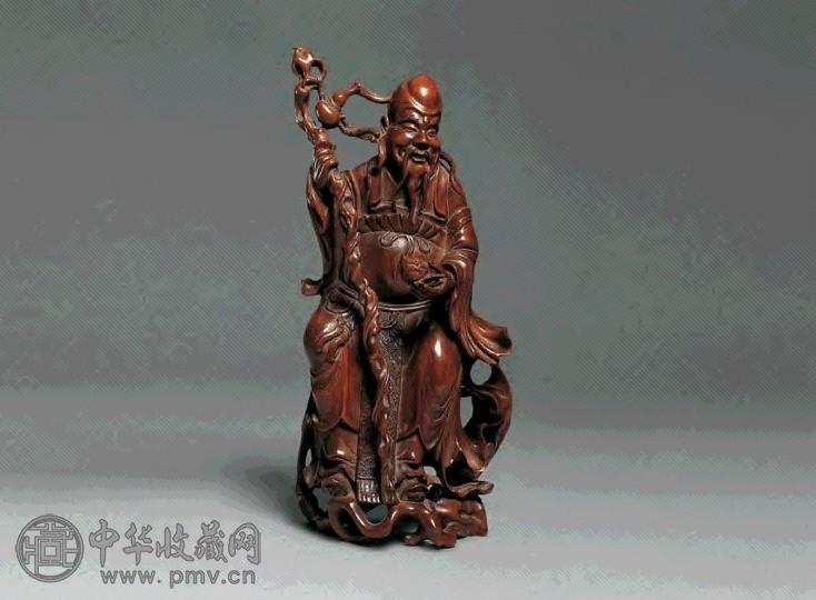 清 木雕寿星