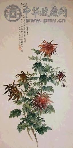 伍葆恒 花卉 立轴