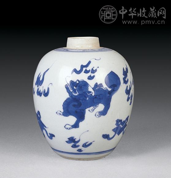 清康熙青花瑞兽小罐收藏资讯|艺术家|书画家|书画名人|书法家-中华收藏网