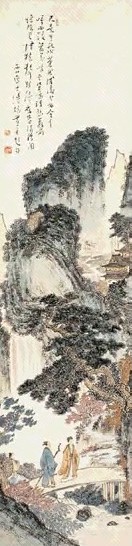 溥儒 山水 立轴
