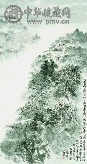 孙文铎 张飞庙 镜心 纸本