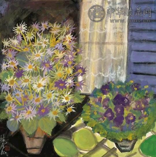 近现代 林风眠 瓶花 镜心