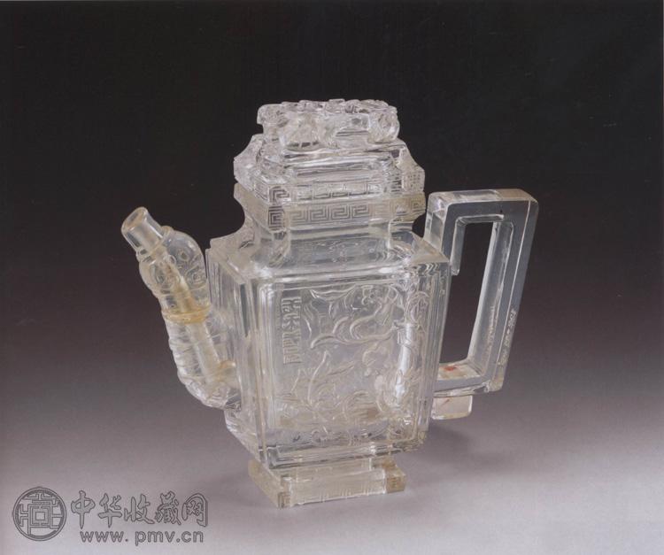 清乾隆 水晶多子多福方壶