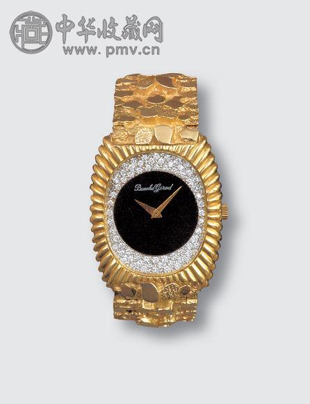 BUECHE GIROD 18K金壳、链一体二针手表