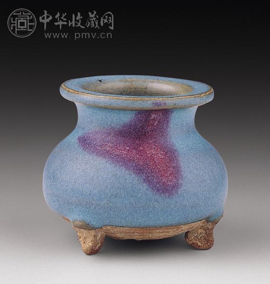 元 钧窑三足小炉