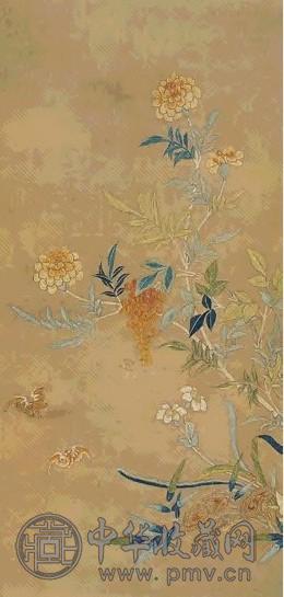 清 彩绣福寿富贵