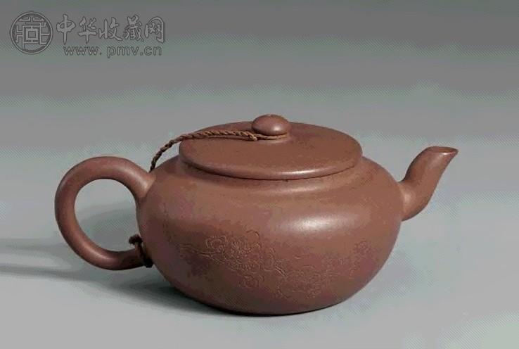 清乾隆 紫砂御题壶