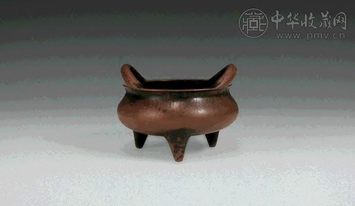 清 紫砂宣德炉