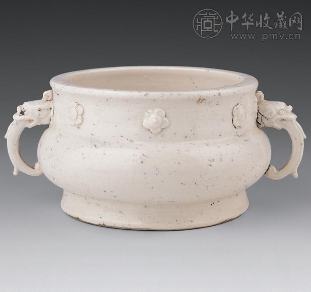 明 德化窑贴花簋式炉