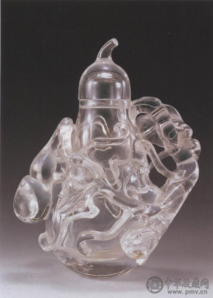 清 水晶葫芦瓶