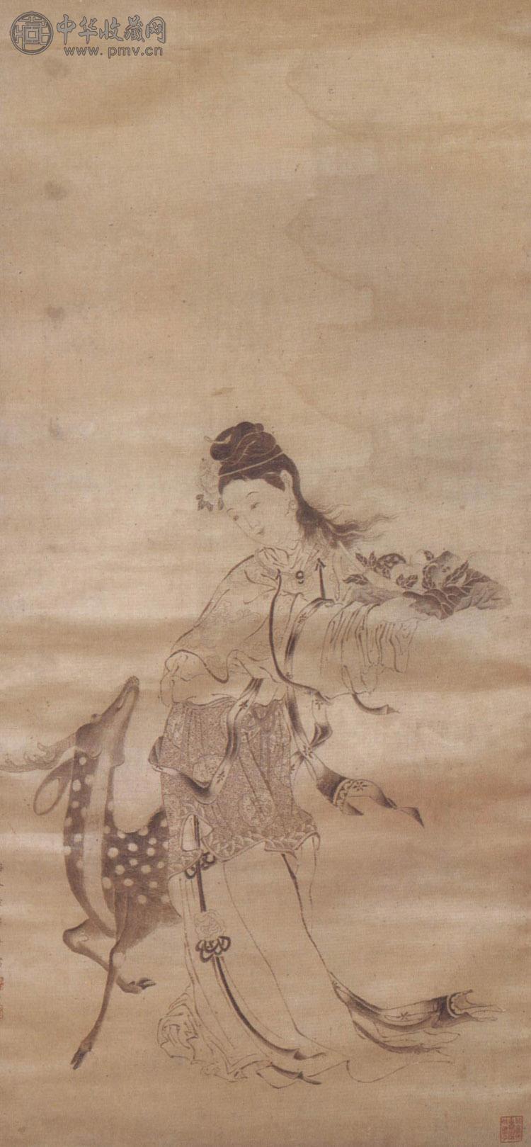 清 香绘麻姑献寿