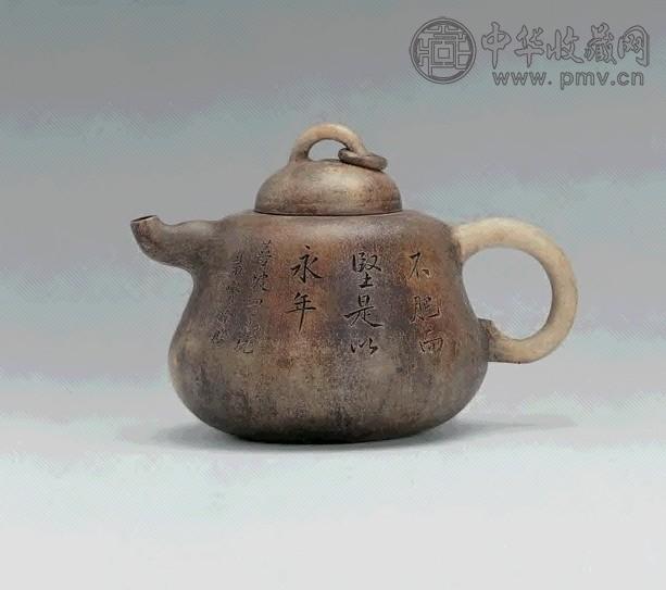 清 宜兴紫砂环钮茶壶