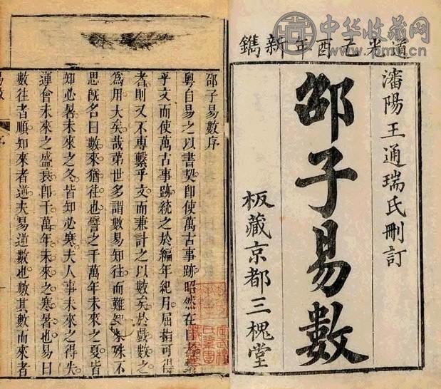 清道光五年 明喻有功撰 新镌易数六卷