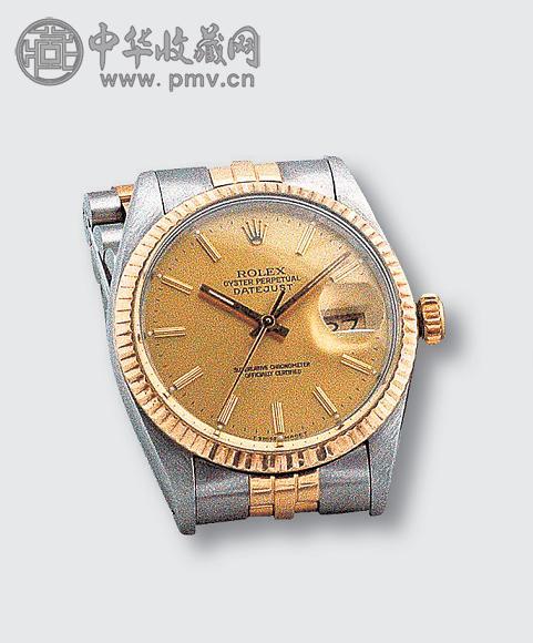 ROLEX 金钢三针单历自动手表