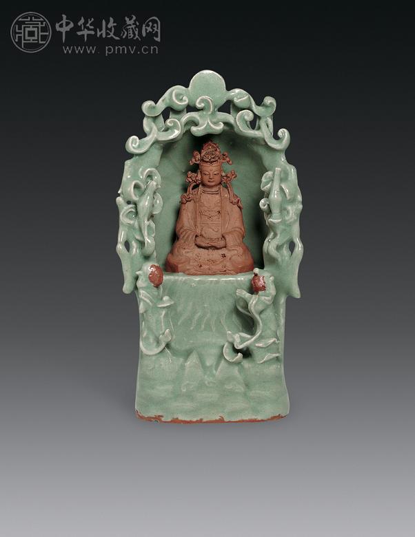 元 龙泉窑观音佛龛