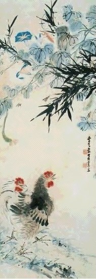 曹克家 双吉图 立轴 纸本