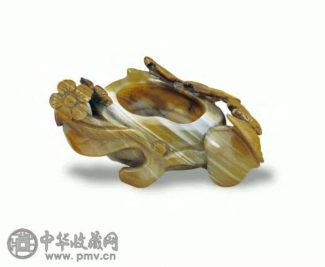 清 玛瑙雕福寿洗