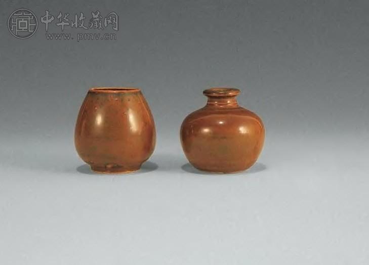 宋 紫定水盂(二件)