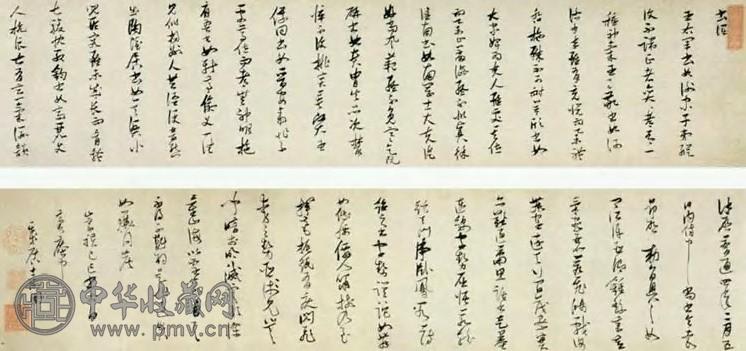 张瑞图 明 草书 卷