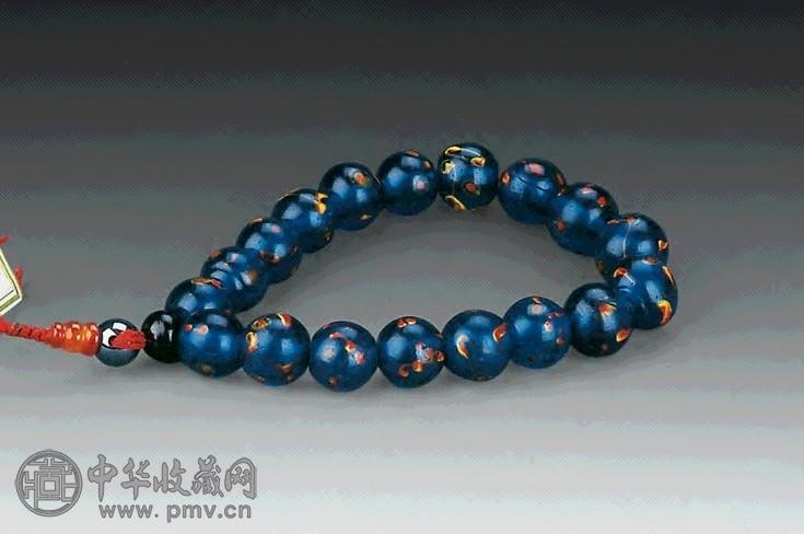 清 蓝料手串