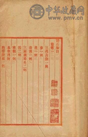 清宣统元年 清叶昌炽撰 语石十卷