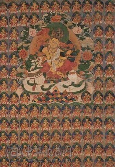 清 财宝天王唐卡