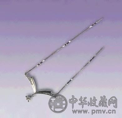 PT900铂金镶钻项牌