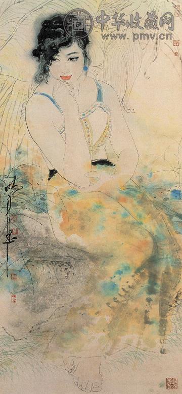 戴明德 春意 镜心 设色纸本