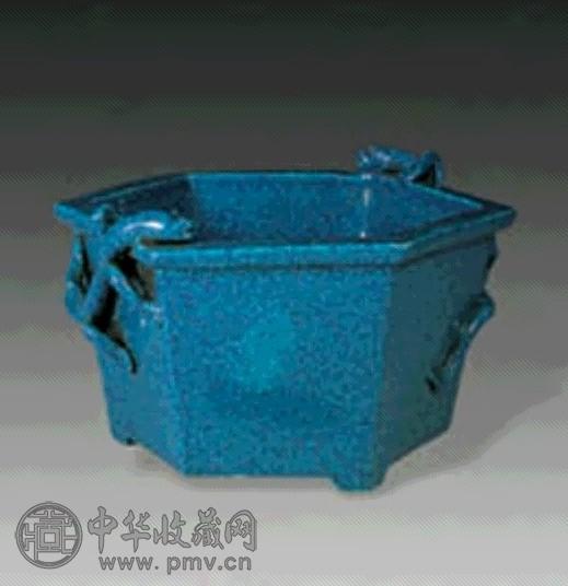 炉钧釉六方炉
