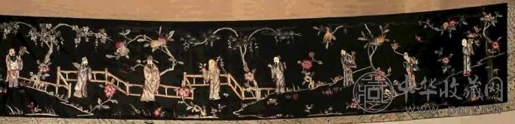 清 刺绣八仙挂屏