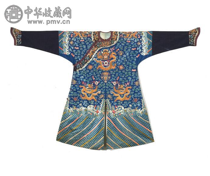 清 十九世纪 龙山八宝纹朝服