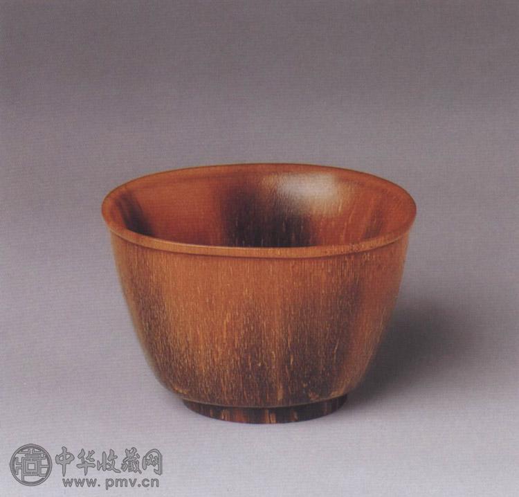 明 犀角素身小杯