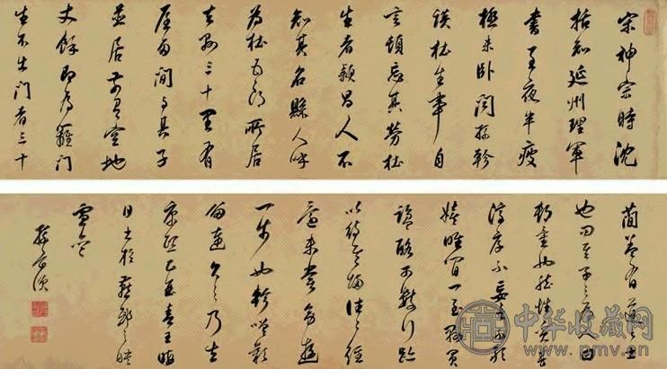 清 孙岳颁 行书 卷