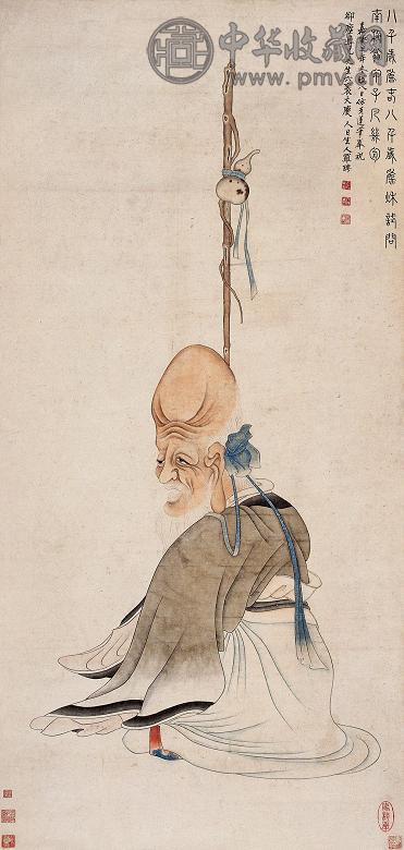 罗聘(款) 1798年作 寿星 镜心 纸本